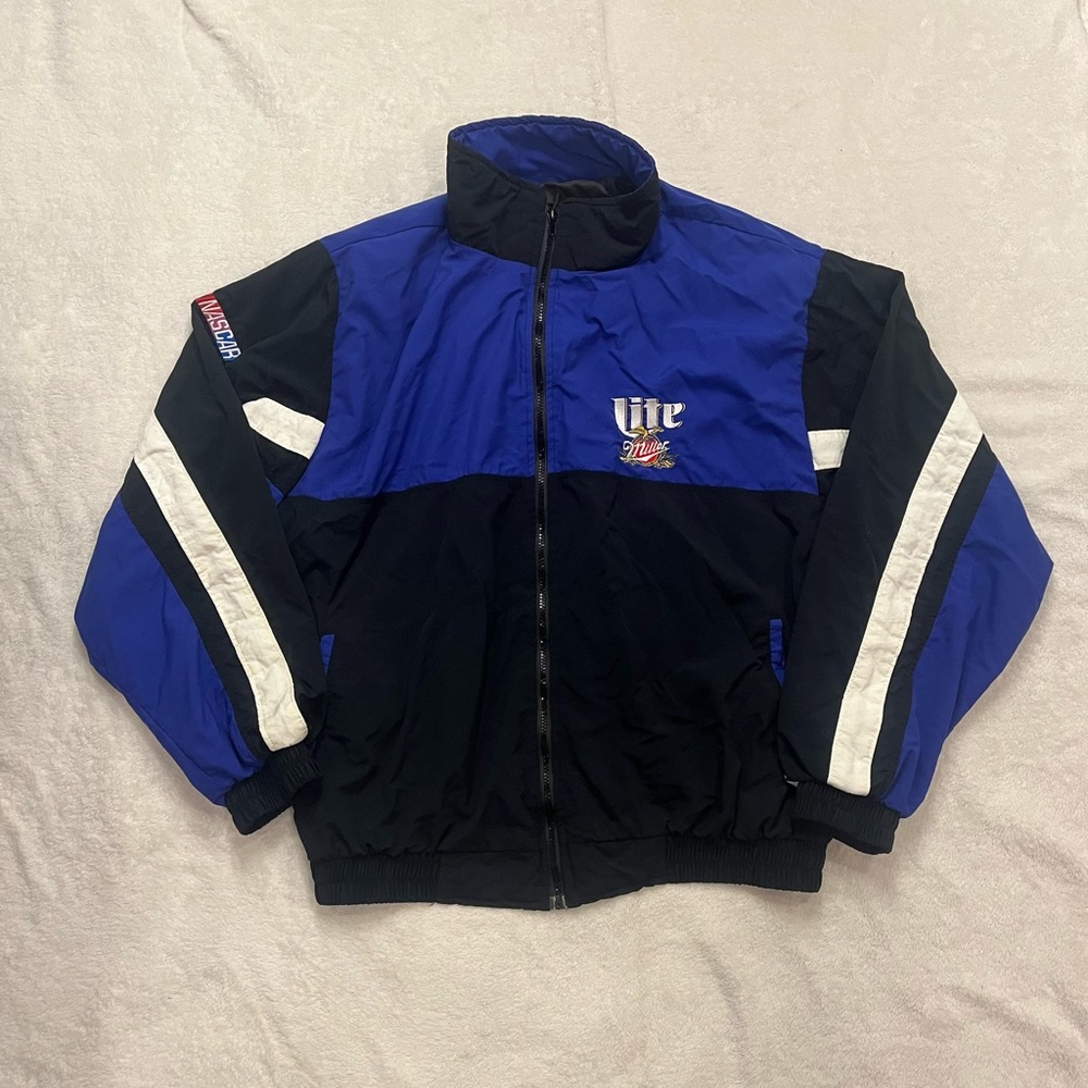 Vintage Rusty Wallace Miller Lite NASCAR jacket